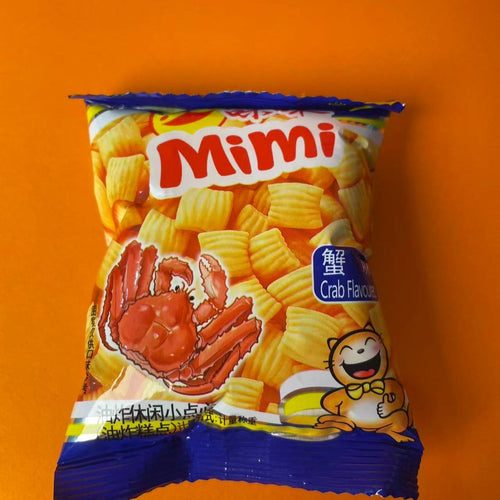 mimi咪咪虾味条蟹味粒寝室办公室解馋零食咪咪休闲膨化小吃