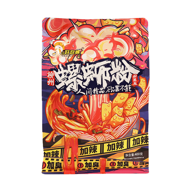 好歡螺螺螄粉加辣加臭400g夜宵