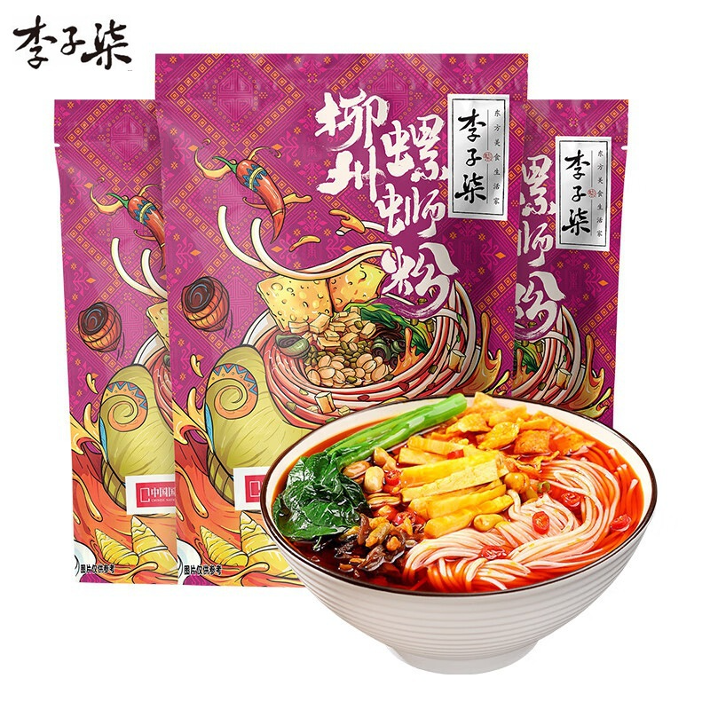 李子柒柳州螺螄粉速食廣西特產