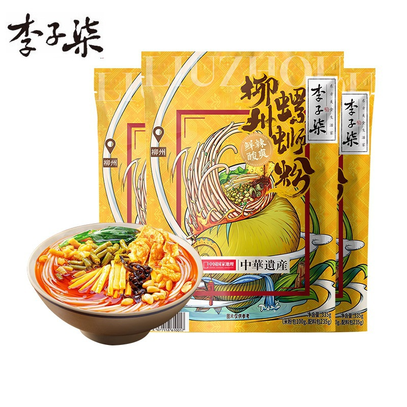 李子柒柳州螺螄粉速食廣西特產