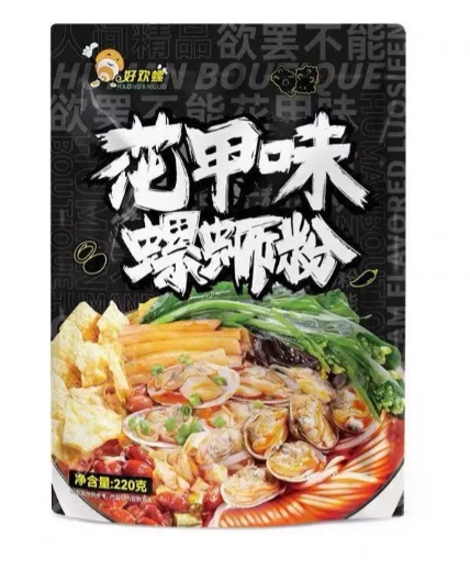 好歡螺螄粉/花甲味/小龍蝦味/番茄味/香菜味/麻辣素毛肚